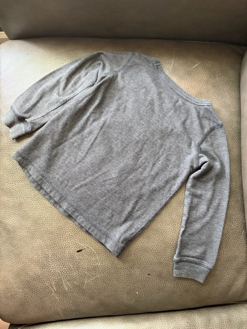 Carter's Heather Gray Long-Sleeve Shirt with Yeti Graphic